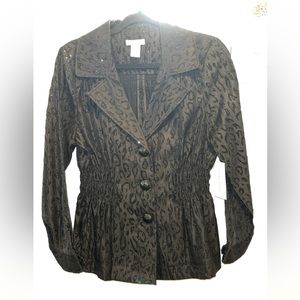 Laura Ashley NWT Black Sparkly Jacket Blazer,